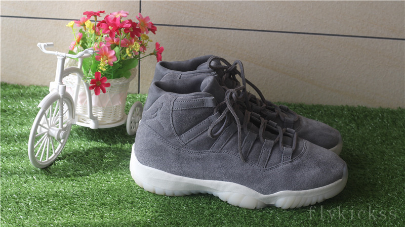 Air Jordan 11 Retro Grey Suede